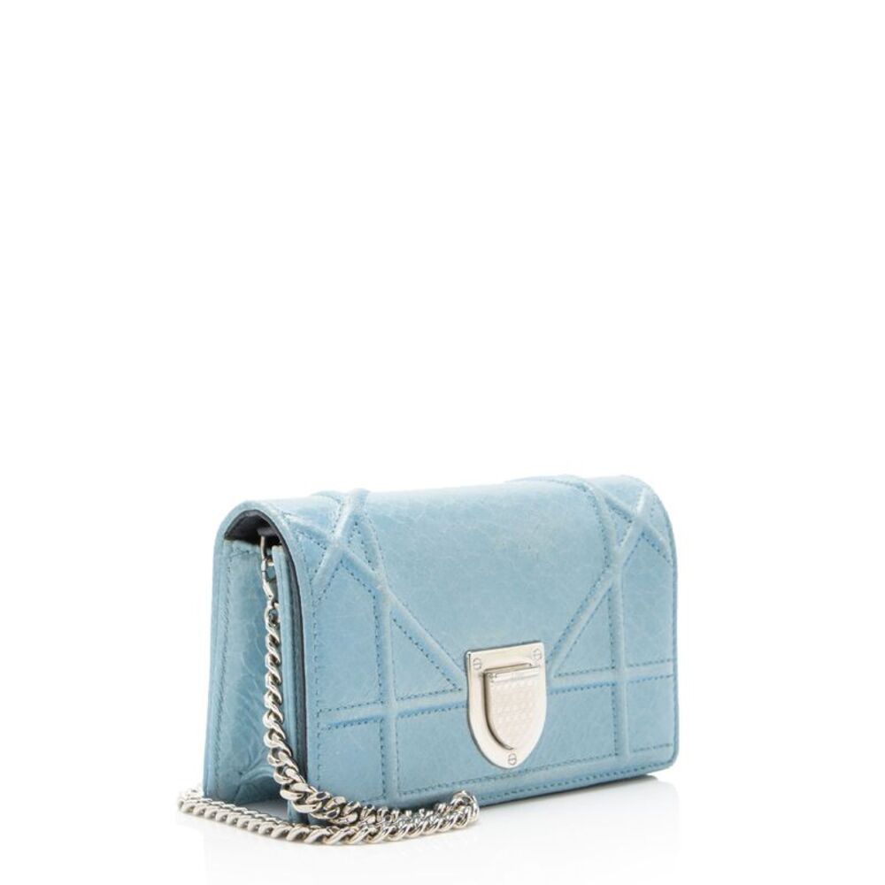 Dior Crackled Deerskin Diorama Baby Shoulder Bag - Picture 2 of 15